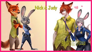 ZOOTOPIA Characters If They Were Humans 👉WANAPlus [upl. by Neelrak574]