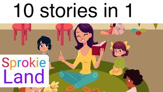 🐼10 stories in 1  Afrikaanse kinderstories  luister sprokies  kleuterstories  peuter stories🦉 [upl. by Yrocal]