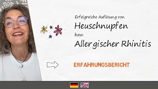 Praxiskurs quotAllergien auflösenquot  Erfahrungsbericht Heuschnupfen  Allergische Rhinitis 5BN GNM [upl. by Holzman]