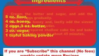 HOW TO PREPARE HONEY CAKE RECIPE FOOD COOKFUNNY HOT RECIPES [upl. by Octavie]