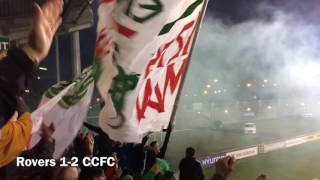 Shamrock Rovers 12 Cork City FC  Cork City Fans FULLTIME [upl. by Solorac]