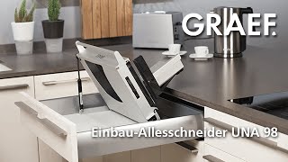 Graef Einbau Allesschneider UNA 98 [upl. by Ainat]