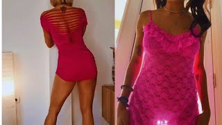 Transparent dress challenge❤️ TikTok challenge ❤️dress challenge tiktok 2024 [upl. by Alban]