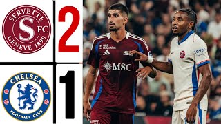 chelsea vs servette fc 12  HIGHLIGHTS Chelsea qualified To uefa Conference League 2425 [upl. by Naeroled]