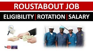 Roustabout Job  Eligibility  Rotation  Salary  Oil and Gas Drilling Rig [upl. by Laris]