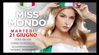 Selezione Miss Mondo Italia 21 giugno 2022 alla Fiera dei Vini a Corno di Rosazzo [upl. by Pascal161]