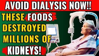 STOP EATING These 22 dangerous foods will destroy your KIDNEYS and send you to DIALYSIS [upl. by Gretna]