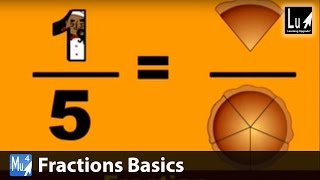 Fractions Basics Proper Improper Mixed Song – Learn Fractions – Learning Upgrade App [upl. by Favata]