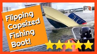 Fast Response Capsized Vessel Recovery  Miami Florida [upl. by Nelrac]