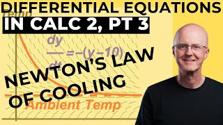 Differential Equations for Calculus 2 Part 3 Newtons Law of Cooling [upl. by Neyr916]