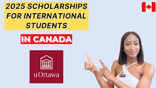 2025 FULLY FUNDED SCHOLARSHIP IN CANADA FOR INTERNATIONAL STUDENTS  BSc amp MSc [upl. by Ardnad]