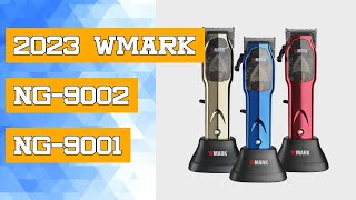 2023 WMARK NG9002 NG9001 High Speed Professional Hair Clipper Microchipped Magnetic Motor 9000RPM [upl. by Aisile]