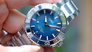 Rất Đẹp  Oris Aquis Date Blue 395mm 01 733 7732 415507 8 21 05PEB  ICS Authentic 0982298881 [upl. by Nissa276]