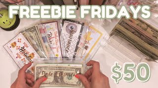 🥑 FREEBIE FRIDAY with 50  September Week 2  Single Income [upl. by Enilauqcaj]