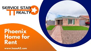 Phoenix Homes for Rent 3BR2BA by Phoenix Property Management  Service Star Realty [upl. by Albemarle]