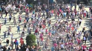 Gibraltar FlashMob April 2015  Casemates Square [upl. by Trever481]