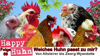 E69 Welches Huhn passt zu mir Rassewahl  HAPPY HUHN  50 Hühnerrassen im Vergleich Hühner Auswahl [upl. by Roel455]