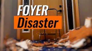 DIY  Foyer disaster provides a makeover opportunity diy Carpentry canada [upl. by Leake]