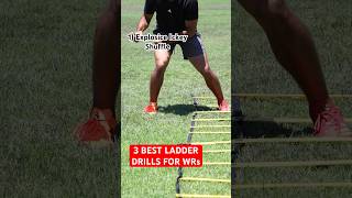 3 BEST LADDER DRILLS FOR WRs [upl. by Demaggio]