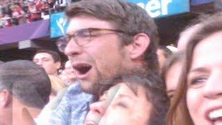 Michael Phelps Crying at the Super Bowl [upl. by Eceryt]