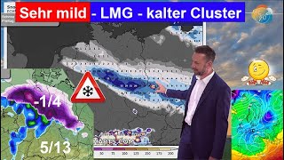 FebruarStart sehr mild Luftmassengrenze dann Luftmassengrenze Wettervorhersage 0109022024 [upl. by Naginnarb]