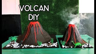 COMO HACER UN VOLCAN PARA FERIA DE CIENCIAS O FIESTAS SUPER FACIL DIY [upl. by Minnie657]