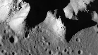 LRO Pan Across Copernicus Crater Central Peak 1080p [upl. by Beret]