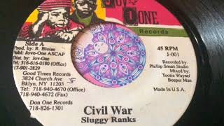 Sluggy Ranks  Civil War  Jov One Records [upl. by Anegroeg]