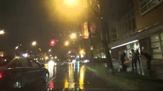 Vancouver jaywalker fender bender car crash [upl. by Ahsiuqet447]