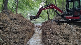 Busting The Dam On A 60 Year Old Irrigation Pond [upl. by Etakyram600]