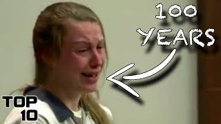 Top 10 Teenagers Who Freaked Out After Given A Life Sentence [upl. by Eiger]