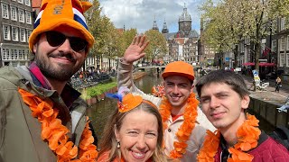 Koningsdag in Amsterdam 2024 [upl. by Margaretta]