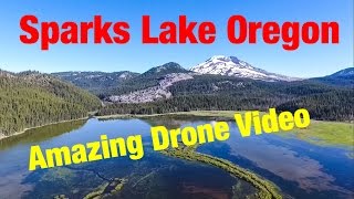 Amazing Drone Video of Sparks Lake Oregon [upl. by Aruabea]