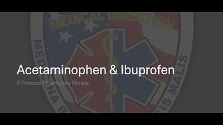 Acetaminophen amp Ibuprofen [upl. by Francie]