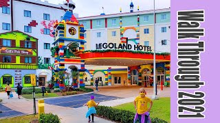 HOTEL WALK THROUGH 2021  LEGOLAND FLORIDA RESORT  Full Property Tour  Amenities  Activities [upl. by Kendy]