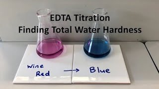 Determining Total Hardness of water using EDTA PART1Titration hardness microbiologyrahul [upl. by Aidile]