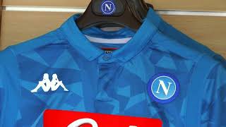 Il Napoli presenta la nuova maglia da gioco ufficiale la Kombat 2019 [upl. by Yhtomit618]