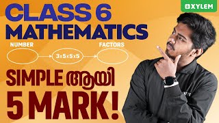 Class 6 Maths  Simple ആയി 5 Mark  Xylem Class 6 [upl. by Gladdy]