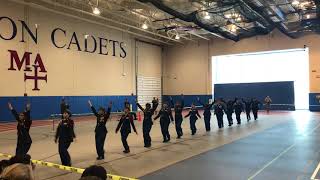 Waukegan HS Varsity Drill Team  Marmion 2018 Unarmed Exhibition [upl. by Lamphere]