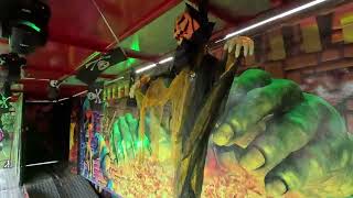 Ryan Barwicks Phantom Chaser Ghost Train Onride Pov  Farrars Funfair Sheffield 07062024 [upl. by Thorley]