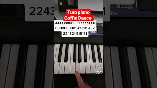 How to play Coffin Dance piano tutorial  TUTO piano [upl. by Lauro905]