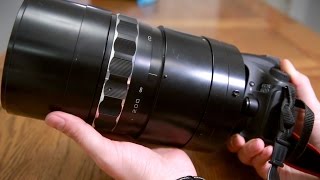 Weird lens reviews MTO 1000A 1100mm f105 mirror lens with samples [upl. by Adlig]