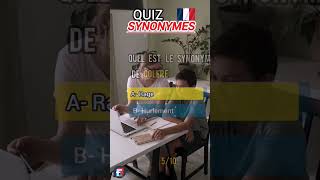 QUIZ synonymes  quiz synonymsandantonyms [upl. by Ttcos]