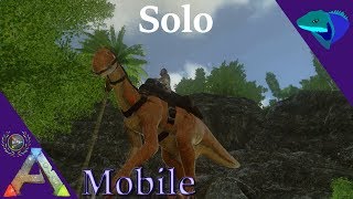 IGUANODON TAMING WOLF PACK ATTACKS US Solo ARK Mobile S1E7 [upl. by Brawner575]