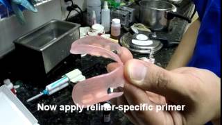 How To SoftReline Flexible FlexFit Polyamide Partial Dentures [upl. by Niliram]