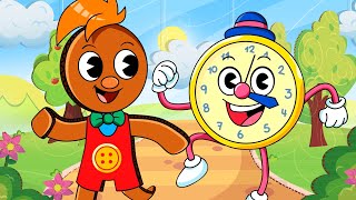 EL MUÑECO PIN PON y el Reloj Canciones infantiles  Toy Cantando [upl. by Netty]