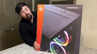 Unboxing CYBERPOWER PC Intel i913900KF 32GB DDR5 RAM NVIDIA GEFORCE RTX 4070 12GB 1TB SSD [upl. by Saunderson]