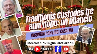 Traditionis Custodes tre anni dopo un bilancio Incontro con Luigi Casalini [upl. by Eerolam]