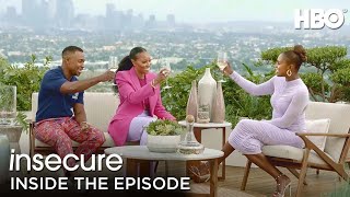 Insecure Wine Down w Issa Rae Prentice Penny amp Shiona Turini  Inside The Episode S5 E3  HBO [upl. by Yrtnahc]