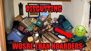 This Is The Most Disgusting Abandoned House Ive Ever Seen Worse Than The Hoarders TV Show [upl. by Hras726]